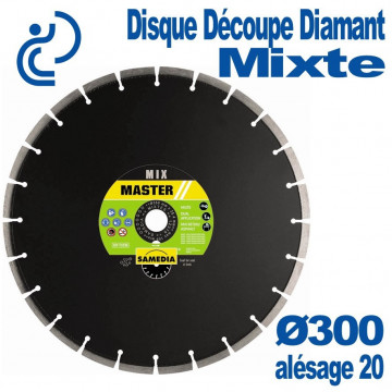 Disque Diamant Découpe Mixte Ø300 al20