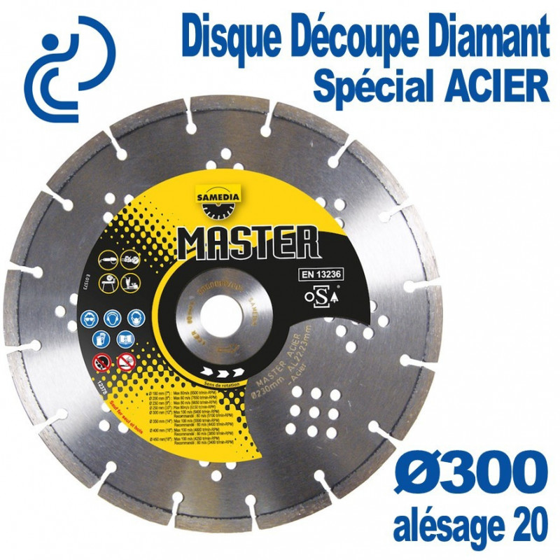 Disque Diamant Spécial Acier D300