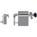 Robinet extérieur mural hors gel traversee de mur 20cm