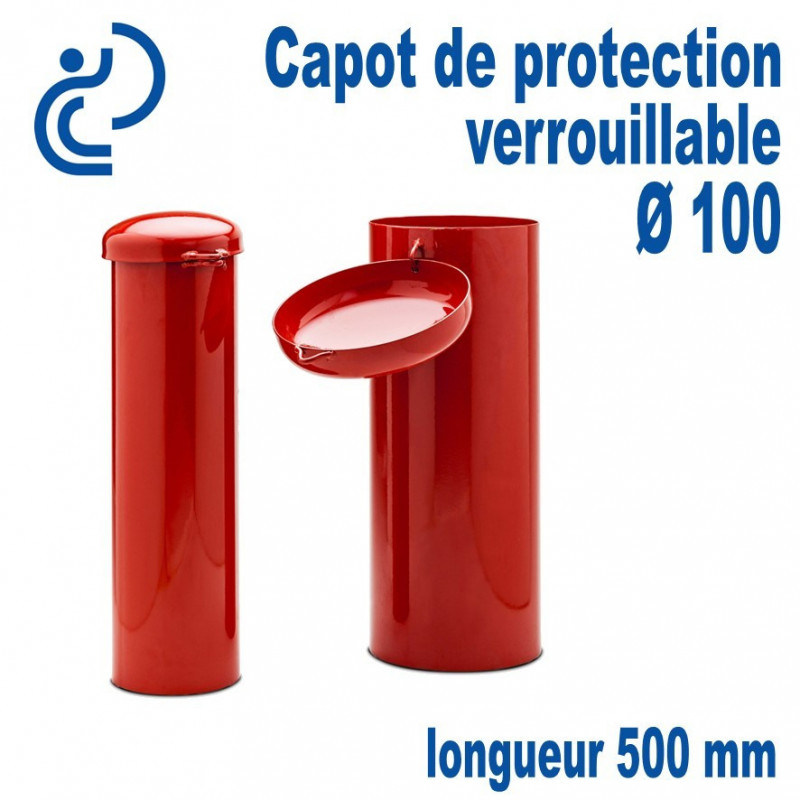 Capot de Protection Cadenassable D100 longueur 500mm