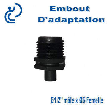 Embout d'adaptation 1/2''