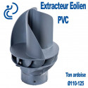 Extracteur Eolien PVC Ø110-125 Ton Ardoise