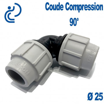 Coude Compression 90° Ø25