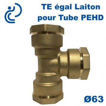 TE Egal Laiton D63 pour tube PEHD