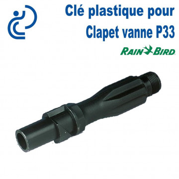 Clé Plastique pour Clapet Vanne P-33