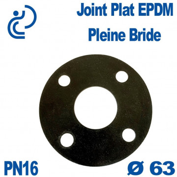 Joint en EPDM Pleine Bride Ø63