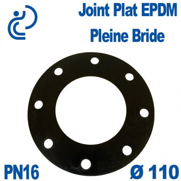 Joint en EPDM Pleine Bride Ø110