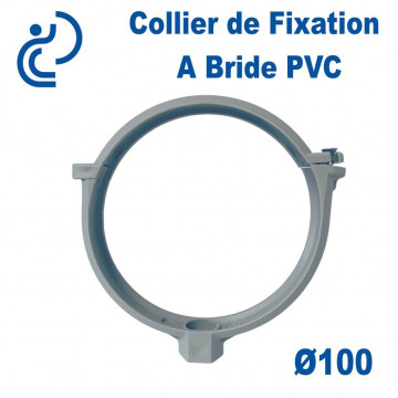Collier de Fixation à Bride PVC D100