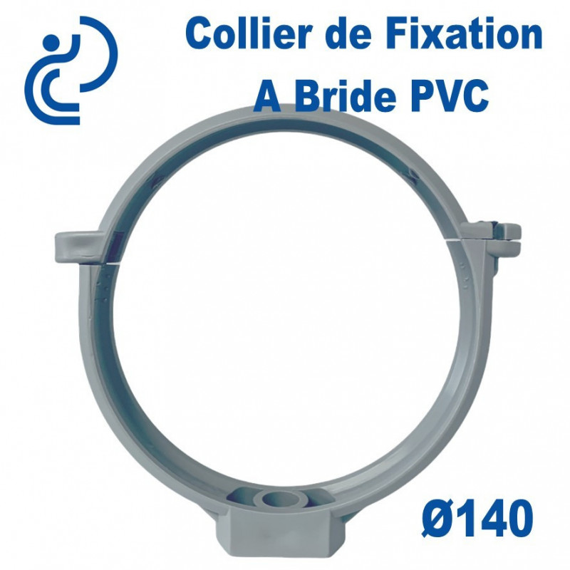 Collier de Fixation à Clip PVC D40