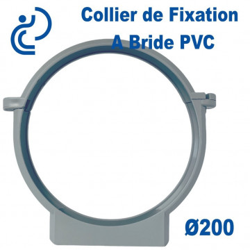 Collier de Fixation à Bride PVC D200