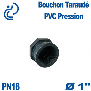 Bouchon Taraudé Ø1" PVC Pression PN16