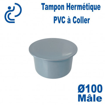 Tampon Hermétique PVC Ø100 Mâle