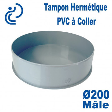 Tampon Hermétique PVC Ø200