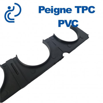 Peigne TPC PVC Simple 1X2 Ø63