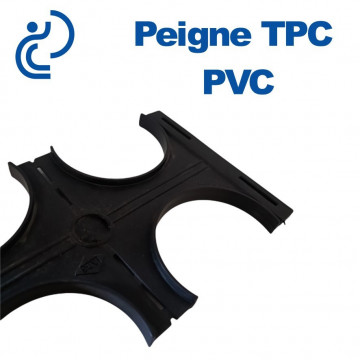 PEIGNE PVC/TPC DOUBLE 2X4 DIAMÈTRE 75