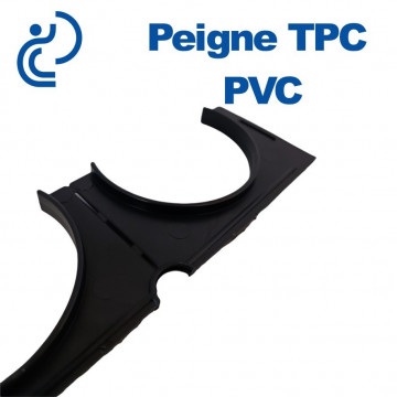 Peigne Pvc Tpc double 1x2 diamètre 90