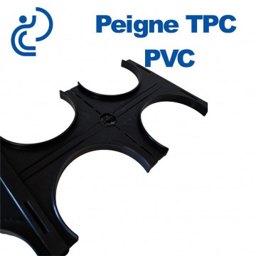 Peigne Pvc Tpc double 2x3 diamètre 90