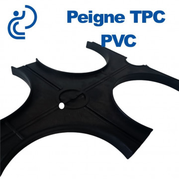 PEIGNE PVC/TPC DOUBLE 2X2 DIAMÈTRE 125