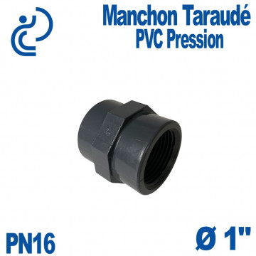 Manchon Taraudé PVC Pression Ø1" PN16