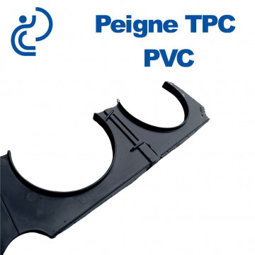 PEIGNE PVC/TPC SIMPLE 1X2 DIAMÈTRE 160