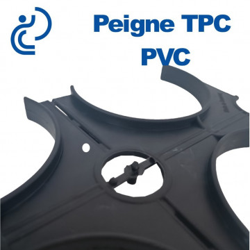 PEIGNE PVC/TPC DOUBLE 2X3 DIAMÈTRE 110