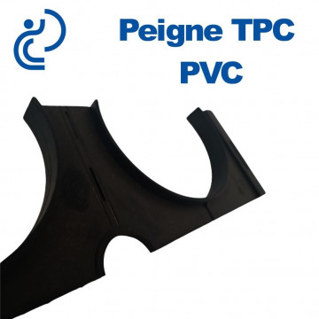 PEIGNE PVC/TPC SIMPLE 1X2 DIAMÈTRE 125