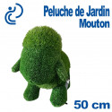 Peluche de Jardin Modèle Mouton 50cm en Gazon Synthétique