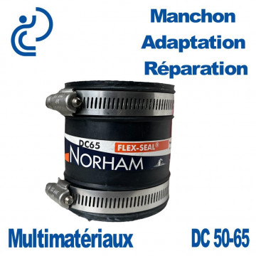 Manchon Adaptation/ Réparation Souple DC 50-65 Multimatériaux