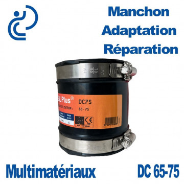Manchon Adaptation/ Réparation Souple DC 65-75 Multimatériaux