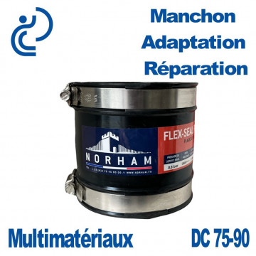 Manchon Adaptation/ Réparation Souple DC 75-90 Multimatériaux