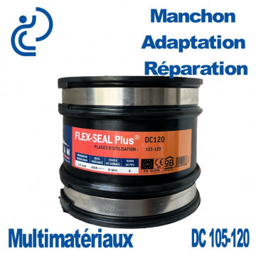 Manchon Adaptation/ Réparation Souple DC 105-120 Multimatériaux