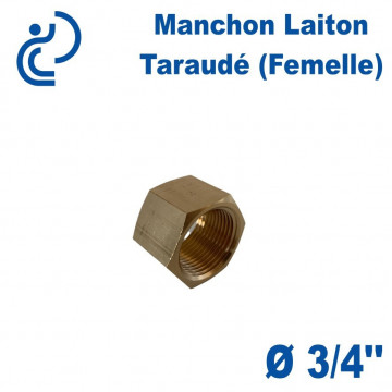 Manchon Laiton Taraudé (femelle) 3/4"