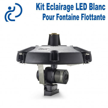 Kit Eclairage LED Blanc immergeable pour Fontaine Flottante PONDJET ECO
