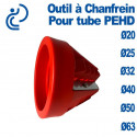 Outil Manuel à Chanfreiner Pour tubes PEHD Ø20 à Ø63