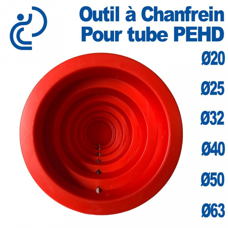 Outil Manuel à Chanfreiner Pour tubes PEHD Ø20 à Ø63