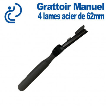 Grattoir Manuel Plat Multi-usage 4 lames de 62mm