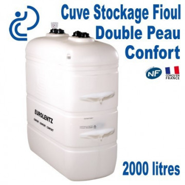 Réservoir Fioul Confort Double Peau 2000 litres