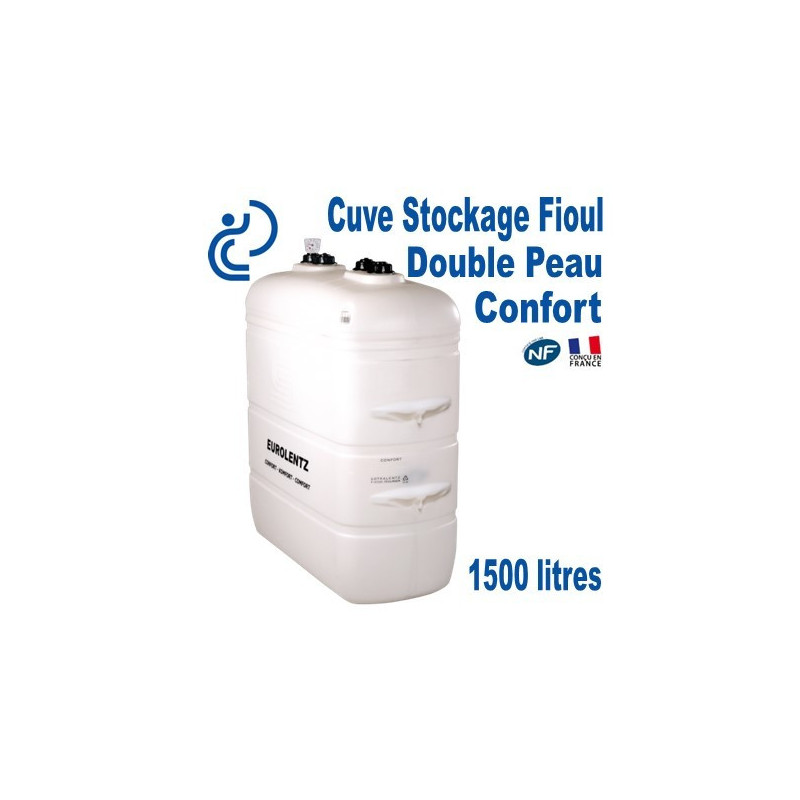 Réservoir Fioul Confort Double Peau 1500 litres