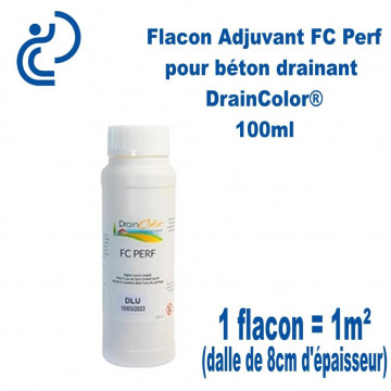 Flacon FC PERFEC adjuvant pour Béton Drainant DRAINCOLOR 