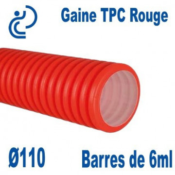 GAINE TPC ROUGE D110 barres de 6ml