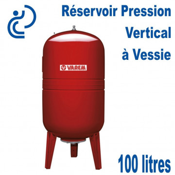 Réservoir Pression à Vessie interchangeable 100 Litres Vertical