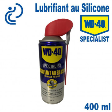 Lubrifiant au Silicone WD40 Spécialist en Spray 400ml