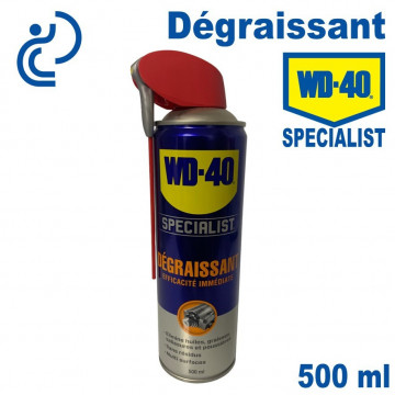 Bombe aérosol dégrippant sans silicone WD 40 - 500ml