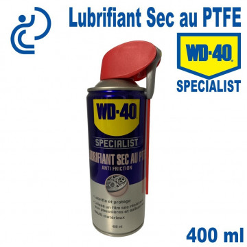 Lubrifiant Sec au PTFE WD40 Spécialist en Spray 400ml