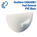 Fond Universel pour Gouttière Cascade en PVC Blanc