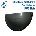 Fond Universel pour Gouttière Cascade en PVC Noir