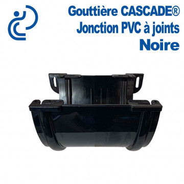 Jonction à Joints pour Gouttière Cascade en PVC Noir