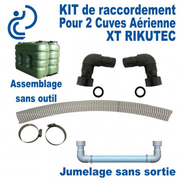 Kit de Jumelage Simple pour 2 Citernes de stockage Aérien XT RIKUTEC (Sotralentz)