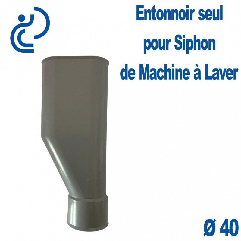 Siphon de Machine à Laver Double Entrée (VD2B) Ø40 sortie verticale