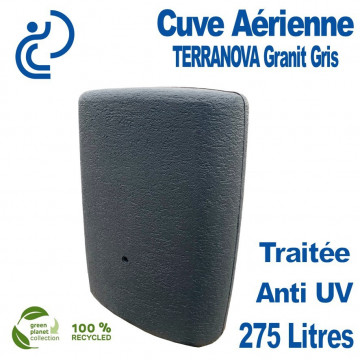 Cuve Aérienne Design TERRANOVA aspect granit gris 275 litres